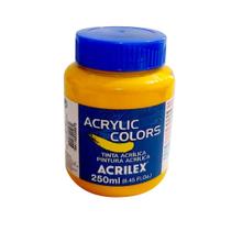 Tinta Acrylic Colors 250ml G1 302-amarelo Acrilex