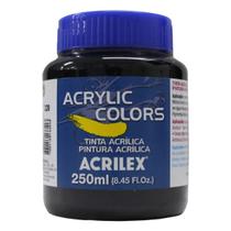Tinta Acrylic Colors 250ml G1 320-preto Acrilex
