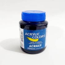 Tinta Acrylic Colors 250ml G1 320-preto Acrilex