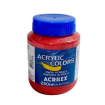 Tinta Acrylic Colors 250ml G1 344-vermelho Acrilex