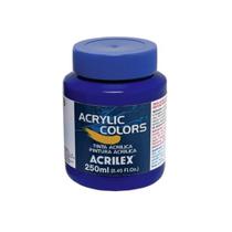 Tinta Acrylic Colors 250ml G1 348-azul U. Acrilex Tinta Acrylic Colors 250ml G1 348-azul U. Acrilex