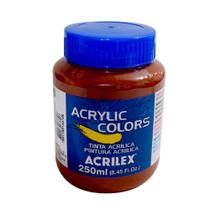 Tinta Acrylic Colors 250ml G1 357-terra S. Acrilex Tinta Acrylic Colors 250ml G1 357-terra S. Acrilex