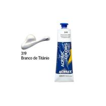 Tinta Acrylic Colors 59ml 319 Branco Titanio Acrilex Tinta Acrylic Colors 59ml 319 Branco Titanio Acrilex