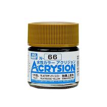Tinta Acrysion N066 Rlm79 Sandy Yellow Semi Gloss 10Ml Gunze Guac66