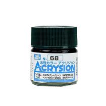 Tinta Acrysion N068 Rlm74 Gray Green Semi Gloss 10 Ml Gunze Guac68 Tinta Acrysion N068 Rlm74 Gray Green Semi Gloss 10 Ml Gunze Guac68