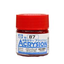 Tinta Acrysion N087 Metallic Red 10 Ml Gunze Guac87 Tinta Acrysion N087 Metallic Red 10 Ml Gunze Guac87