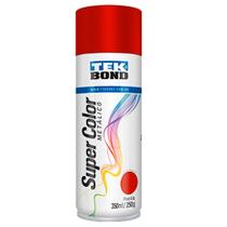 Tinta Aerosol Metalico Super Color Tek Bond Lata com 350ml