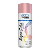 Tinta Aerosol Uso Geral Super Color Tekbond Rosa Millennial Metálico 350ml 250g