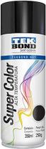 Tinta aerossol Super Color Tekbond preto brilhante alta temperatura 350ml/250g