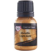 Tinta Alimentícia Metálica Rainbow Dust Light Gold 25 ml Tinta Alimentícia Metálica Rainbow Dust Light Gold 25 ml