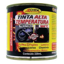 Tinta Alta Temperatura Preto Allchem 220ml