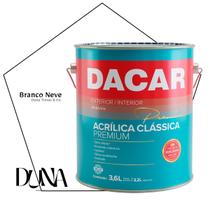 Tinta Antimofo Branco Neve Lavável Fosco Clássica Dacar 3,2L