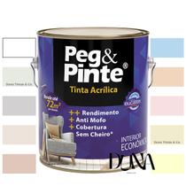 Tinta Antimofo Sem Cheiro Econômica Peg e Pinte Eucatex3,6L