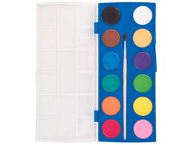 Tinta Aquarela 12 Cores 123gr Tris - Mega Acqua Color Tinta Aquarela 12 Cores 123gr Tris - Mega Acqua Color