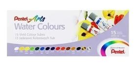 Tinta Aquarela 15 Cores Pentel