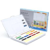 Tinta Aquarela Cis Graf Watercolor 12 Cores