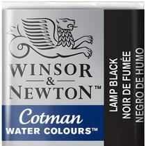 Tinta Aquarela Cotman Winsor & Newton Pastilha 337 Lamp Black Tinta Aquarela Cotman Winsor & Newton Pastilha 337 Lamp Black