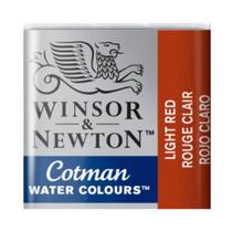 Tinta Aquarela em Pastilha Cotman Winsor & Newton Light Red 362