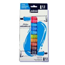Tinta Aquarela em Tubo Pébéo 12 Cores 12ml Tinta Aquarela em Tubo Pébéo 12 Cores 12ml