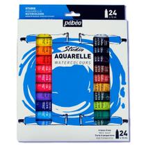 Tinta Aquarela em Tubo Pébéo 24 Cores 12ml Tinta Aquarela em Tubo Pébéo 24 Cores 12ml