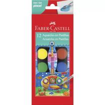 Tinta Aquarela Estojo Faber Castell 12 Cores