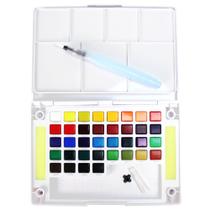 Tinta Aquarela Koi Pastilha 36 Cores Profissional