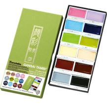 Tinta Aquarela Kuretake Gansai Tambi 12 Cores Set II Tinta Aquarela Kuretake Gansai Tambi 12 Cores Set II