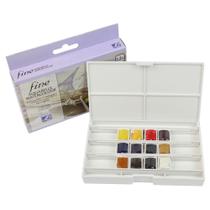 Tinta Aquarela Lefranc & Bourgeois 12 Cores