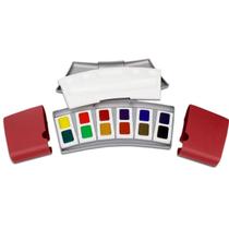 Tinta Aquarela Pastilha Profissional Pelikan 12 Cores Tinta Aquarela Pastilha Profissional Pelikan 12 Cores