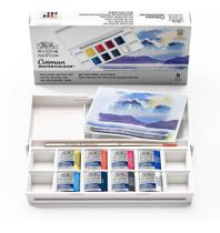 Tinta Aquarela Pastilha Winsor Cotman 8 Cores Skyscape
