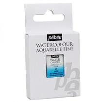 Tinta Aquarela Pébéo em Pastilha 11 Azul Phythalo Primário