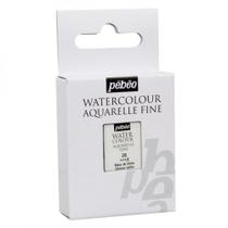 Tinta Aquarela Pébéo em Pastilha 28 Branco