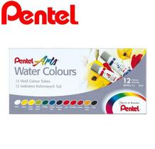 Tinta Aquarela Pentel 12 Cores WFRS-12 Tinta Aquarela Pentel 12 Cores WFRS-12