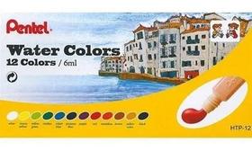 Tinta Aquarela Pentel 18 Cores Water Colors Htp-18