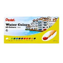 Tinta Aquarela Pentel em Tubo Estojo com 12 Cores Tinta Aquarela Pentel em Tubo Estojo com 12 Cores