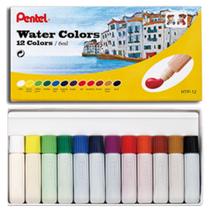 Tinta Aquarela Pentel Water Colour 12 Cores 6ml Ilustração