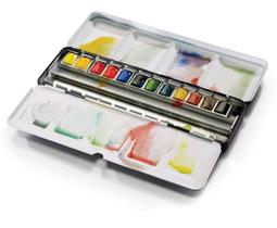 Tinta Aquarela Profissional Winsor & Newton Estojo 12 Cores