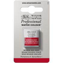 Tinta Aquarela Profissional Winsor & Newton Pastilha S1 725 Winsor Red Deep