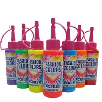Tinta Aquarela Silk Tie Dye 60 Ml Acrilex Fashion Colors