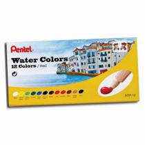 Tinta Aquarela Water Colors 12 cores - PENTEL