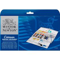 Tinta Aquarela Winsor & Newton Cotman Painting Plus 21 Peças Tinta Aquarela Winsor & Newton Cotman Painting Plus 21 Peças