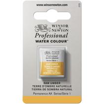 Tinta Aquarela Winsor & Newton Pastilha S1 554 Raw Umber Tinta Aquarela Winsor & Newton Pastilha S1 554 Raw Umber