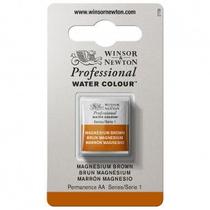 Tinta Aquarela Winsor & Newton Profissional Pastilha S1 381 Magnes Brown
