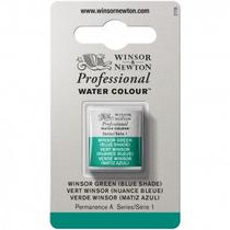 Tinta Aquarela Winsor & Newton Profissional Pastilha S1 719 Winsor Green (Blue Shade)