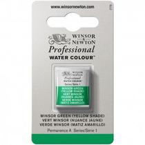 Tinta Aquarela Winsor & Newton Profissional Pastilha S1 721 Winsor Green (Yellow Shade)