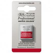 Tinta Aquarela Winsor & Newton Profissional Pastilha S1 725 Winsor Red Deep