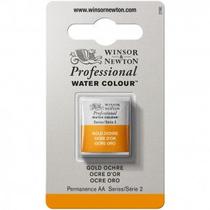 Tinta Aquarela Winsor & Newton Profissional Pastilha S2 285 Gold Ochre