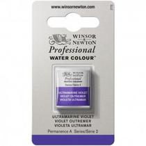 Tinta Aquarela Winsor & Newton Profissional Pastilha S2 672 Ultramarine Violet