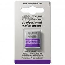 Tinta Aquarela Winsor & Newton Profissional Pastilha S3 550 Quinacridone Violet