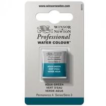Tinta Aquarela Winsor & Newton Profissional Pastilha S3 697 Aqua Green